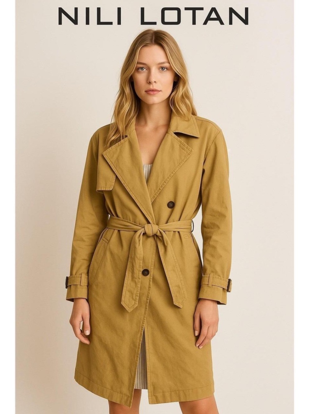 Nili Lotan Classic Trench Coat